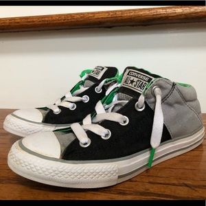 Converse All Star Black & Grey Size 3 shoes